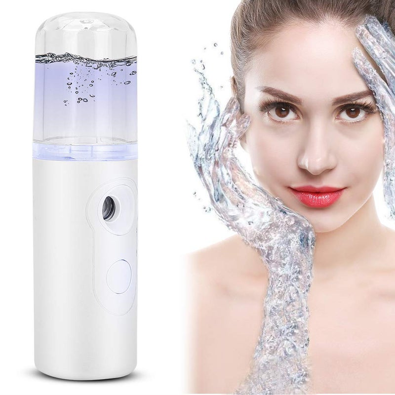 klarako Facial Mister Portable Handy Face Mist Sprayer Professional Mini Humidifier Facial Steamer Moisturizing and Hydrating Spa Beauty Device - Image 2