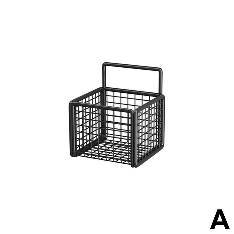 Kitchen wall-mounted scallion, ginger, and garlic storage rack, multi-functional garlic and ginger vegetable basket, no drilling required, wall-mounted storage basket - Image 5