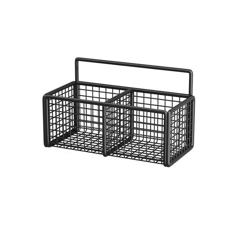 Kitchen wall-mounted scallion, ginger, and garlic storage rack, multi-functional garlic and ginger vegetable basket, no drilling required, wall-mounted storage basket - Image 3