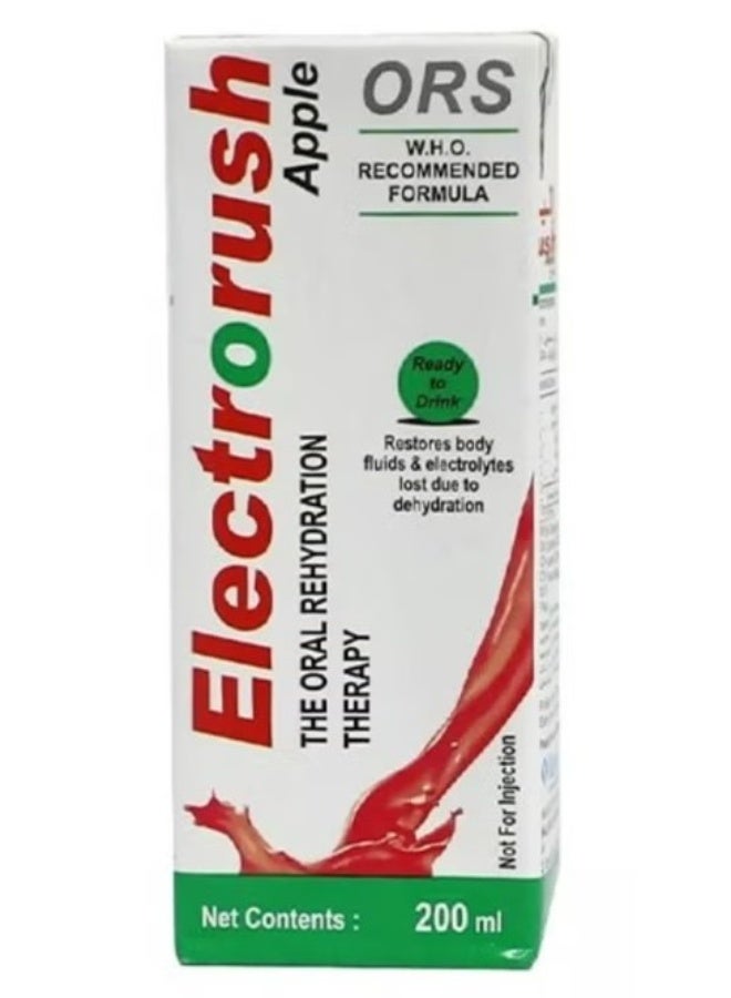O.R.S ORS Electrorush Apple 200ml – Ready-to-Drink Electrolyte Hydration Solution - Image 2