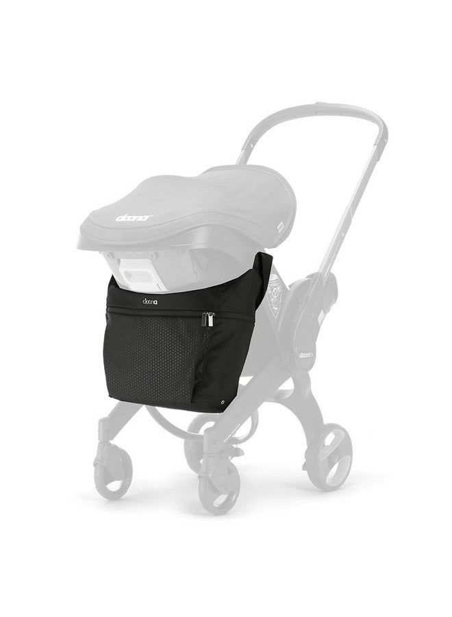 Doona حقيبة دوونا طوال اليوم - حقيبة تغيير فسيحة / منظم تخزين لعربة دوونا ومقعد السيارة للأطفال - رائعة لملحقات السفر - نيترو أسود - Image 1