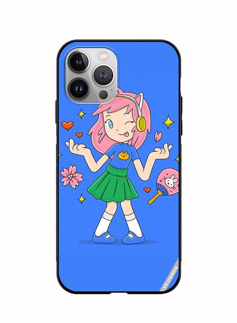 Protective Case Cover For Apple iPhone 12 Pro Max Hand Drawn Otaku Vector Design Multicolour