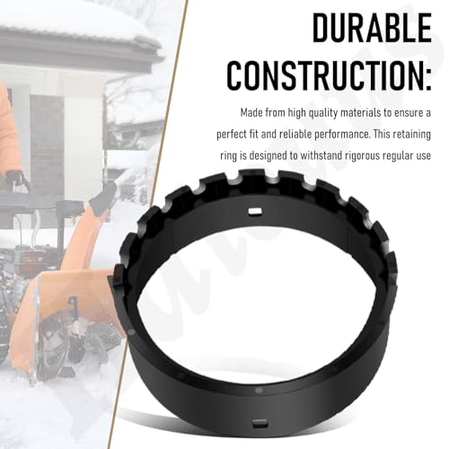 Haiouus 337227MA 585193MA Inner & Outer Retainer Ring Compatible with Murray B&S Craftsman Retaining Ring Outer and Inner Snowblower Chute, Replaces 585193 - Image 2