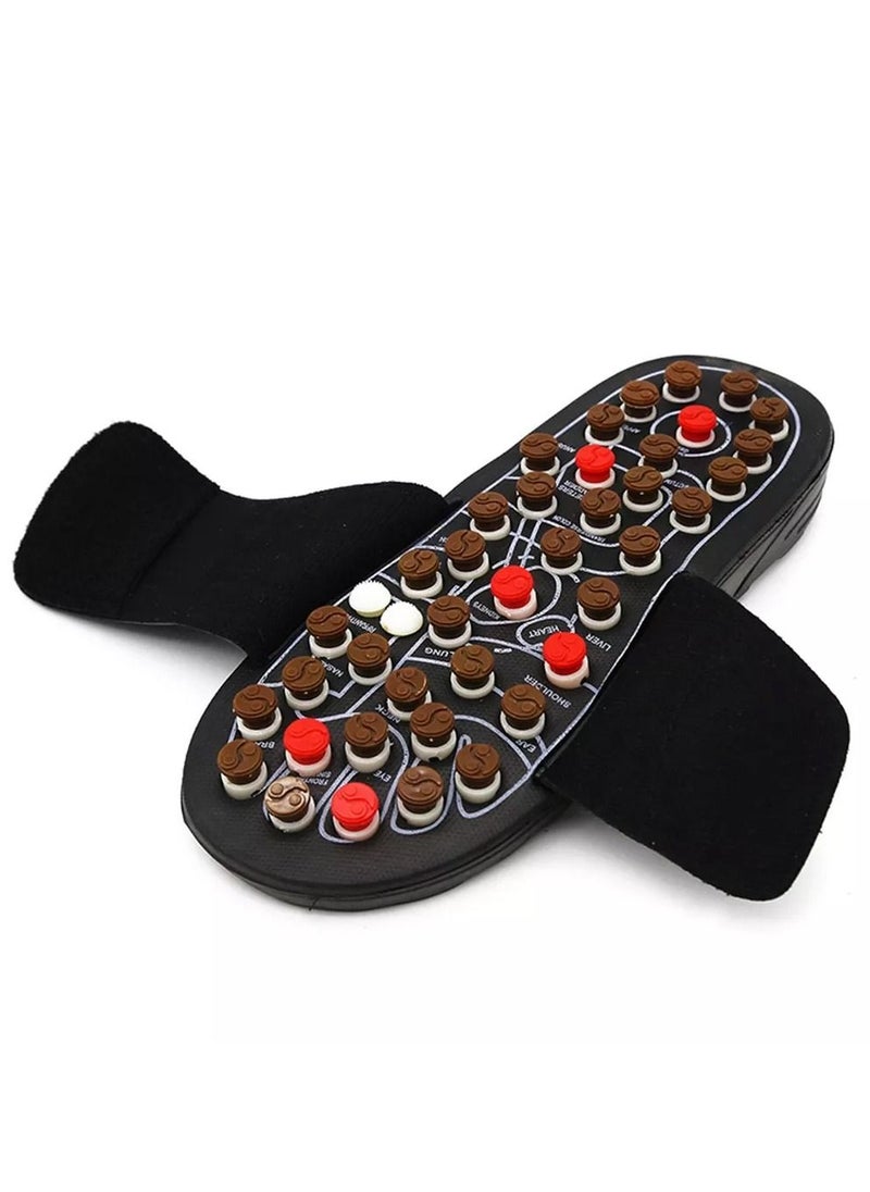 Generic - Feet Massage Soles Acupuncture Therapy Massage Shoes For Foot Activation Reflexology Feet Care Massager Sandal - Image 1