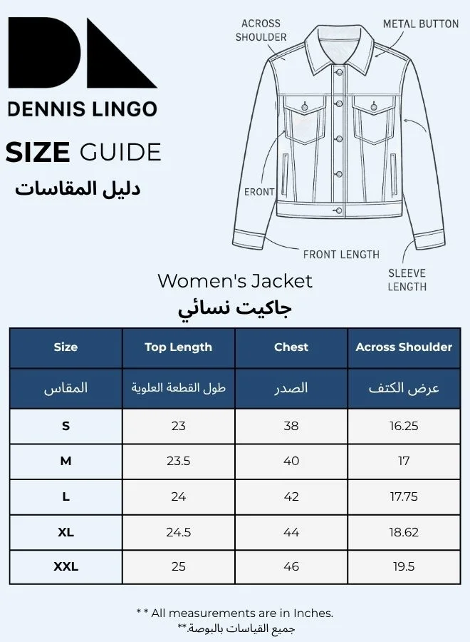 Dennis Lingo Women's Beige 100% Polyester Solid Regular Fit Jacket
