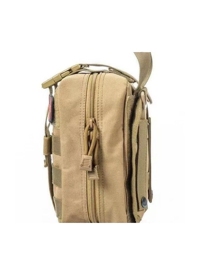 General Multifunctional tactical medical bag, water bottle waist bag, men and women outdoor travel waist bag cycling bag  - Image 3