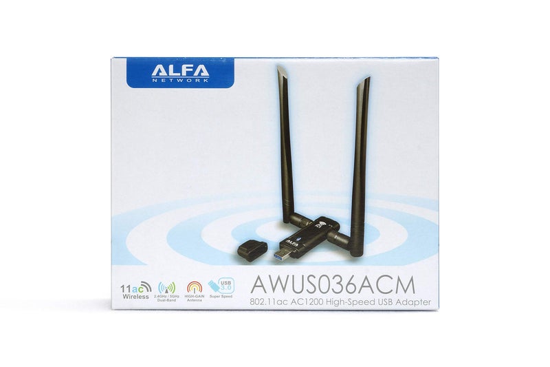 ALFA Network AWUS036ACM Long-Range Wide-Coverage Dual-Band AC1200 USB Wireless Wi-Fi Adapter w/High-Sensitivity External Antenna - Windows, MacOS & Kali Linux Supported - Image 3