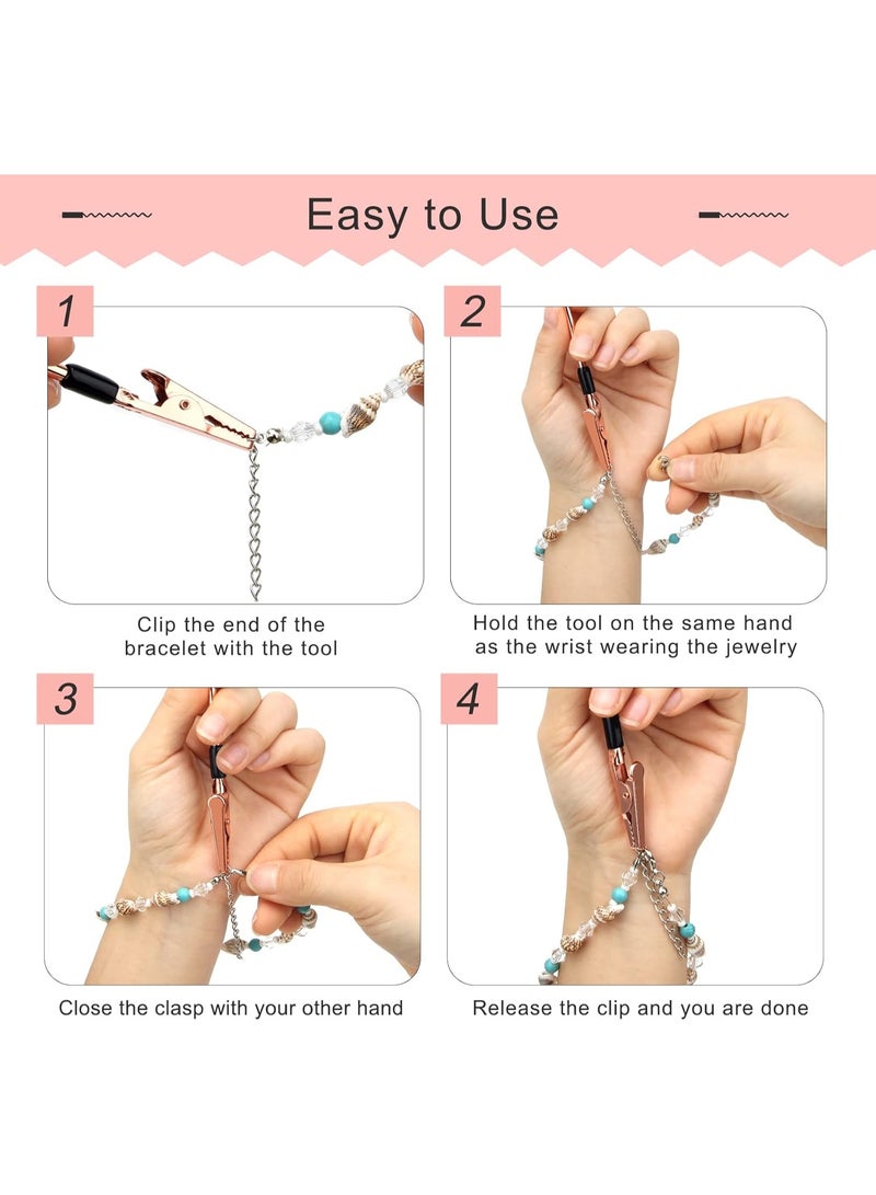 zoba Bracelet and hook fastener, bracelet, jewelry, and watch clasps aid, 3pieces - Image 4