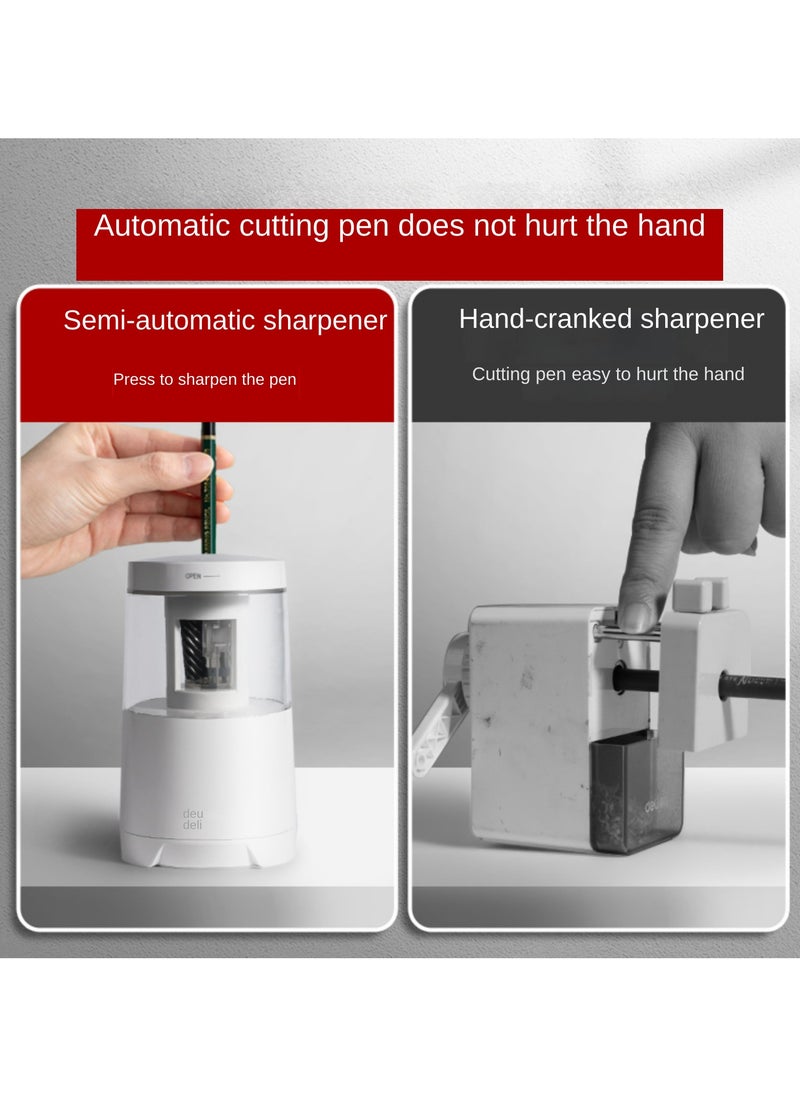 Deli DELI Electric Pencil Sharpener, Automatic Pencil Cutter, Specially Designed for Elementary Students, Art Students' Automatic Sharpener.  - Image 3