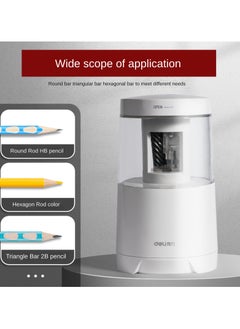 Deli DELI Electric Pencil Sharpener, Automatic Pencil Cutter, Specially Designed for Elementary Students, Art Students' Automatic Sharpener.  - Image 4