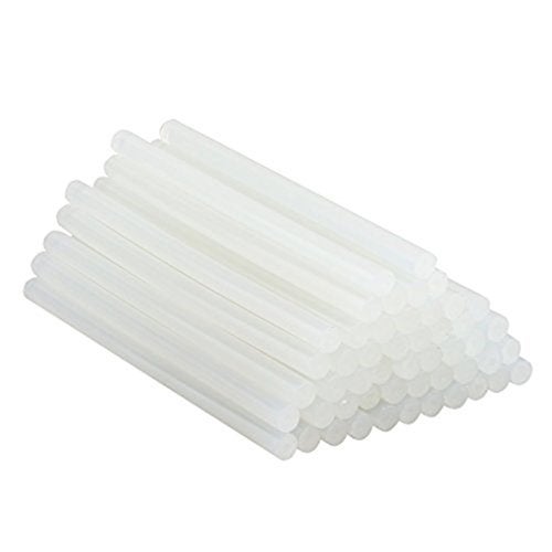 SCHOFIC Hot Melt Glue Gun Sticks [Size 7 MM X 20 CM] for DIY Small Craft - 100% Safe - Energy Efficient - Perfect for Fixing Household Items, Arts & Crafts, & More - White - Image 1