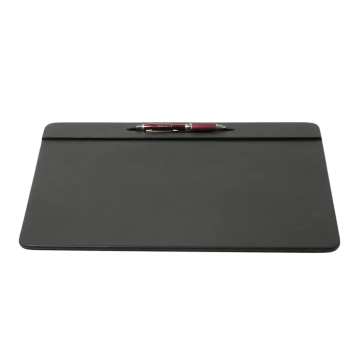 NJ OVERSEAS NJ Large Rectangle A3 Desk Writing Pad & Drawing Board Writing Pad Tablet with Pen Holder for Hotel Front Desk, Planner, Reception Desk, Blotter: 18x14: Black (1) - Image 3