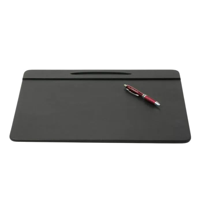 NJ OVERSEAS NJ Large Rectangle A3 Desk Writing Pad & Drawing Board Writing Pad Tablet with Pen Holder for Hotel Front Desk, Planner, Reception Desk, Blotter: 18x14: Black (1) - Image 2