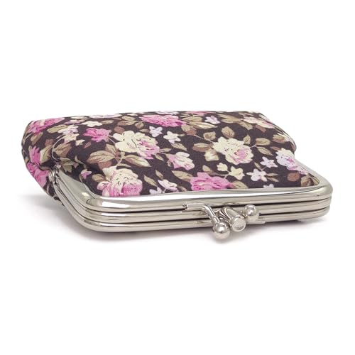 Sanxiner Cute Floral Buckle Coin Purses Vintage Pouch Kiss-lock Change Purse Wallets… - Image 3