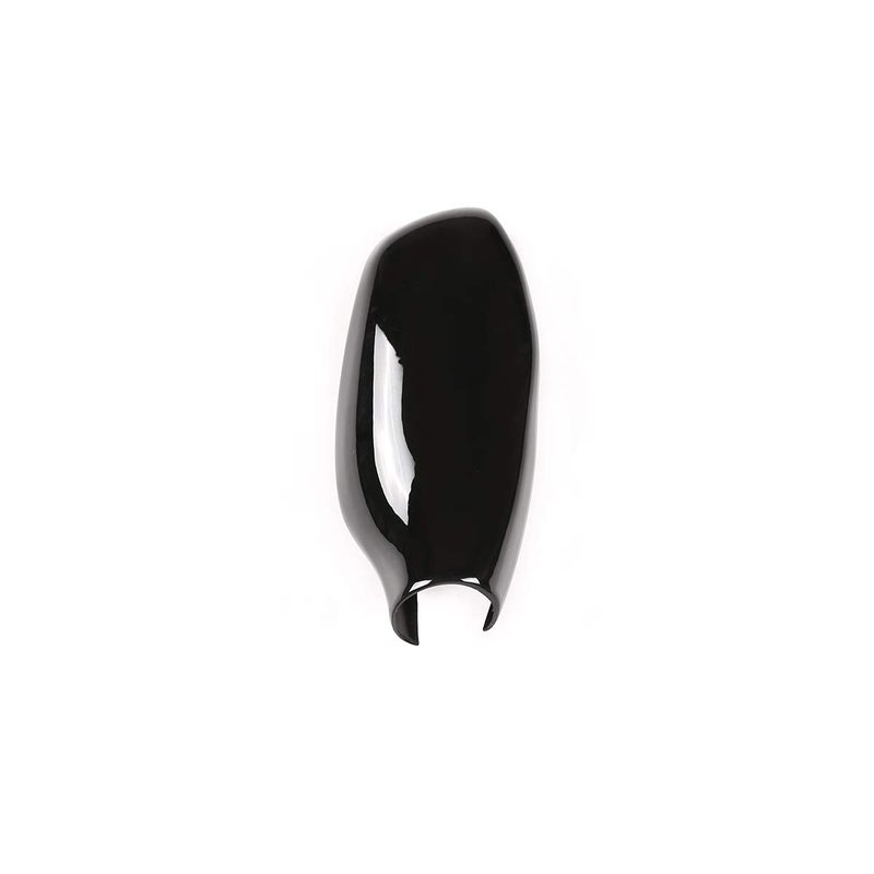 TINKI ABS Chrome for BMW 5 6 7 Series G11 G12 G30 Car Gear Shift Knob Decor Cover Trim Compatible for BMW X3 X4 G01 G02 2016 2017 2018 2019 2020 2021 Interior Accessories for LHD Glossy Black Style