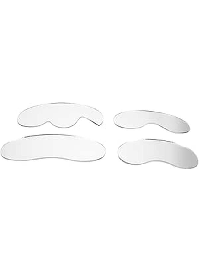 Acrylic Mirror Reflection Boards 4 Pack Jewelry Display Photography Backdrop Props Easy Clean - Image 1