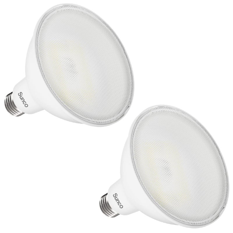 Sunco Lighting Sunco PAR38 LED Outdoor Flood Light Bulb, Exterior Waterproof Spotlight Lighting, 2800 LM, 20W (250W Equivalent), 5000K Daylight, Dimmable, E26 Medium Base UL 2 Pack - Image 1