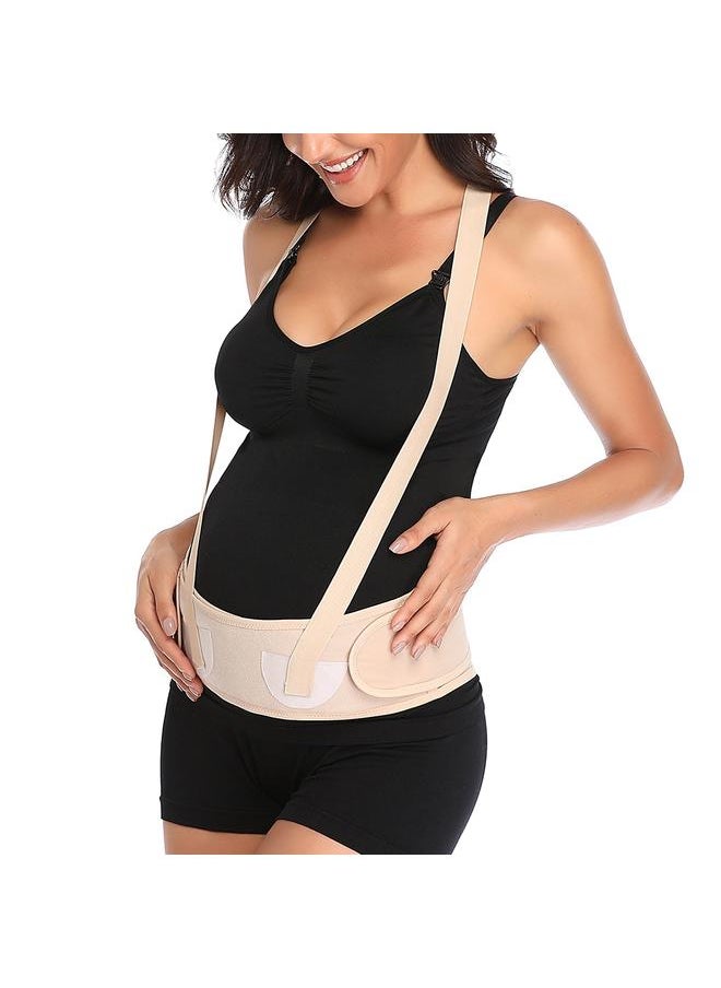 Thoraya Maternity Support Belly Belt Breathable Prenatal Pregnancy Belt Pregnant Brace BandSkin Color Free Size  - Image 5