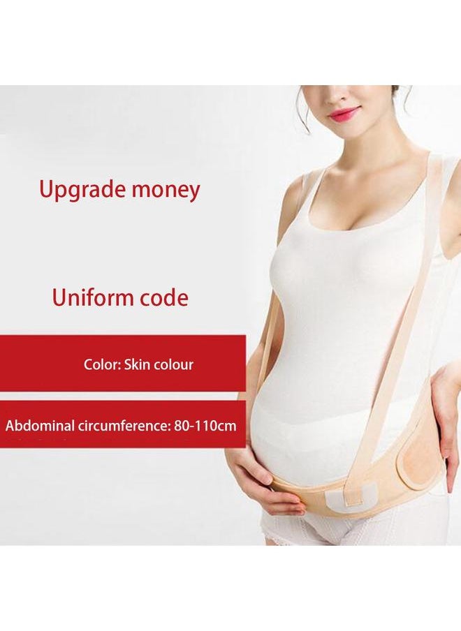 Thoraya Maternity Support Belly Belt Breathable Prenatal Pregnancy Belt Pregnant Brace BandSkin Color Free Size  - Image 3