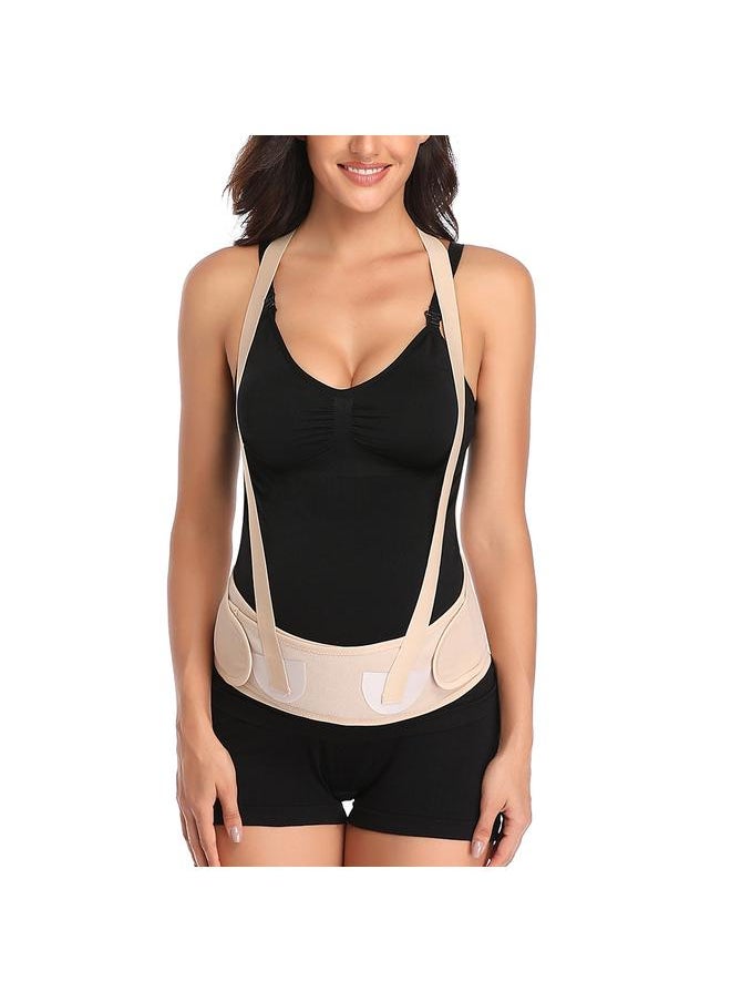 Thoraya Maternity Support Belly Belt Breathable Prenatal Pregnancy Belt Pregnant Brace BandSkin Color Free Size  - Image 4