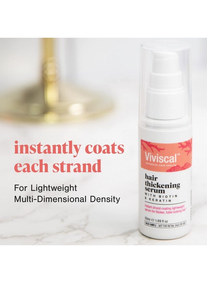 فيفيسكال سيروم فيفيسكال لتكثيف الشعر، منتج خفيف الوزن للشعر الفوري، إكسير يُترك على الشعر لشعر أكثر كثافة وامتلاءً، مع الكيراتين والبيوتين، 50 مل (1.69 أونصة سائلة) - Image 4