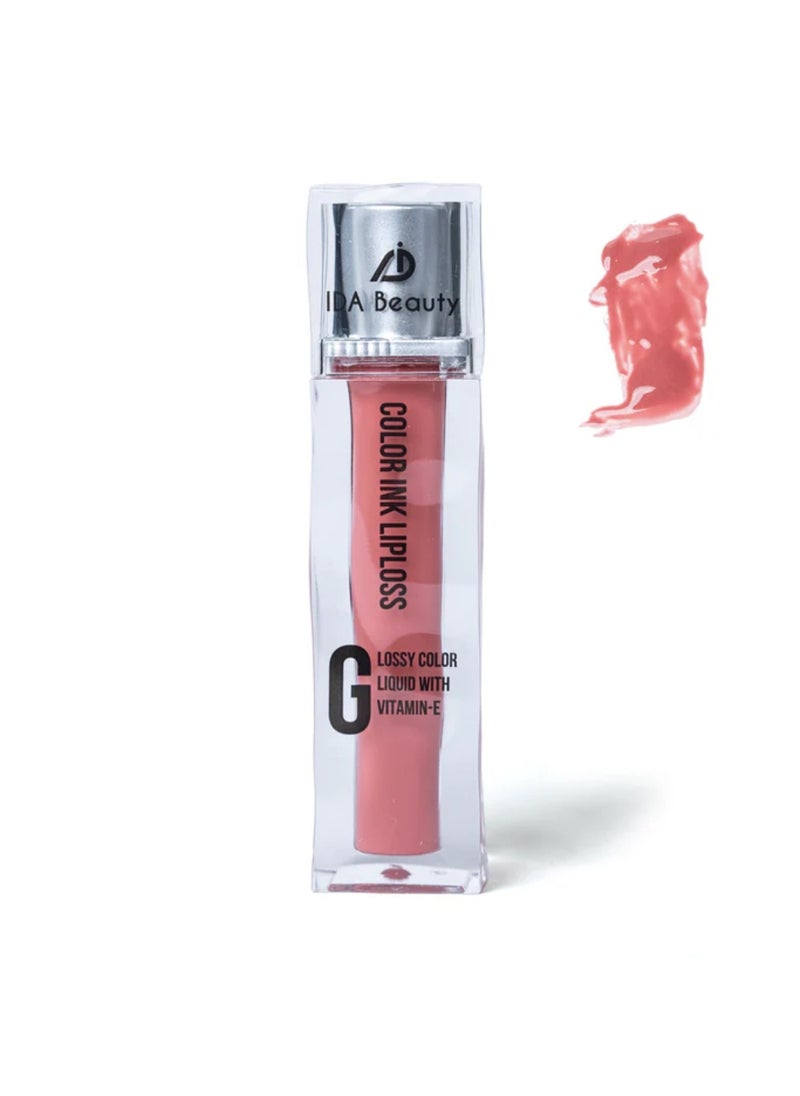 IDA Beauty HueKiss Colour Ink Lip Gloss | Long-Lasting, Hydrating, Smudge-Proof | Vegan, Halal, Cruelty-Free  - Image 1