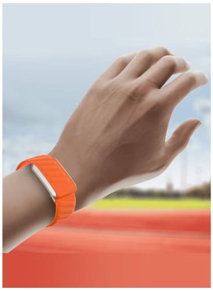 ACLIX Premium Silicone Replacement Band for WHOOP 5.0 – Lightweight Adjustable Sport Wrist Strap, Soft Sweat-Resistant Fitness Band for Men & Women, Orange - Image 1