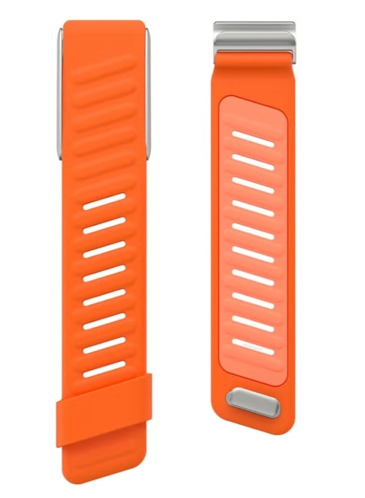 ACLIX Premium Silicone Replacement Band for WHOOP 5.0 – Lightweight Adjustable Sport Wrist Strap, Soft Sweat-Resistant Fitness Band for Men & Women, Orange - Image 3