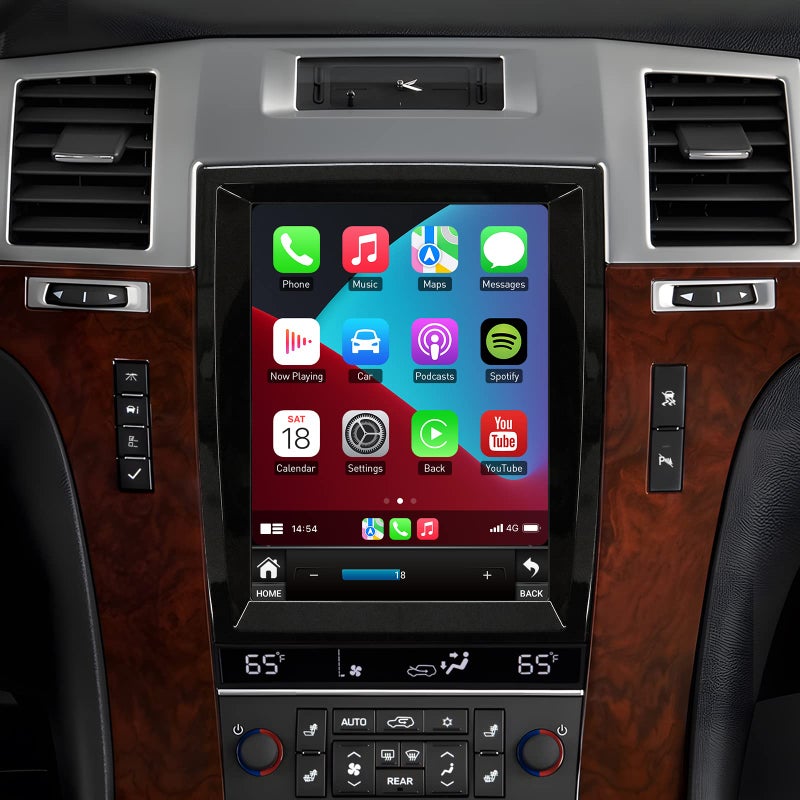 Car Radio for Cadillac Escalade 20072014 Android 12 Stereo 104inch OctaCore 464G Wireless Carplay Android Auto 4G Network 5G WiFi DSP Bluetooth Steering Wheel Controls Free AHD Camera