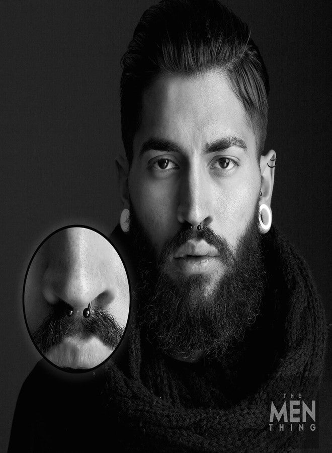 THE MEN THING SPARTA MAN - Non Piercing Nose Ring – Pure Stainless Steel for Men and Boys - Image 2