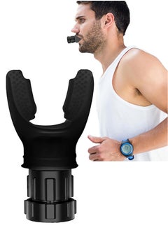 Halamine Breathing Training Device，Lung Breathing Trainer,Sports Breathing Trainer,used for daily care and exercise,black  - Image 1