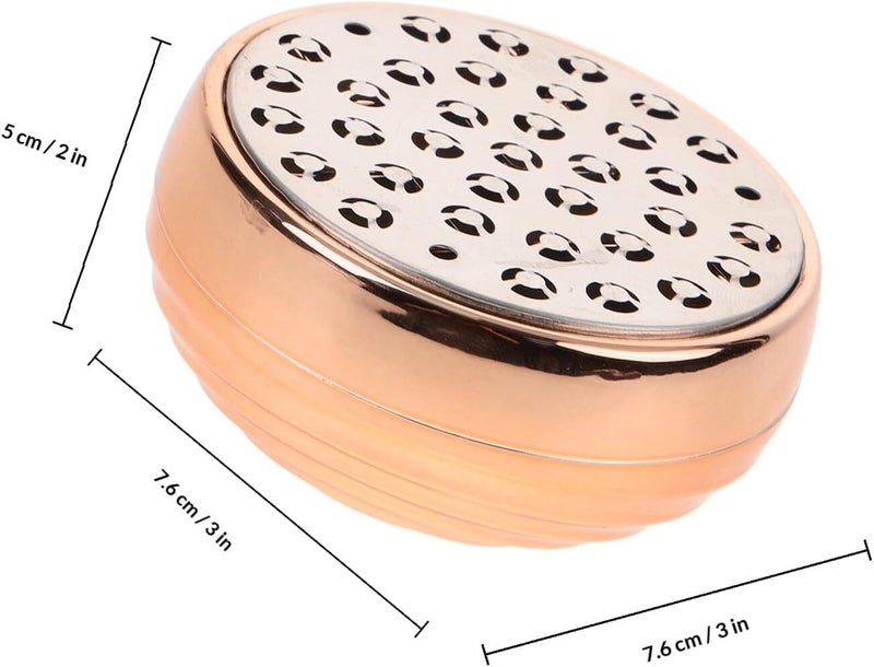 VOSAREA Stainless Steel Foot Heel Scrubber Dead Skin File Callus Remover Manual Pedicure Tool for Cracked Skin Home Foot Care Rose Gold - Image 2