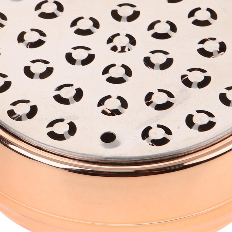 VOSAREA Stainless Steel Foot Heel Scrubber Dead Skin File Callus Remover Manual Pedicure Tool for Cracked Skin Home Foot Care Rose Gold - Image 5