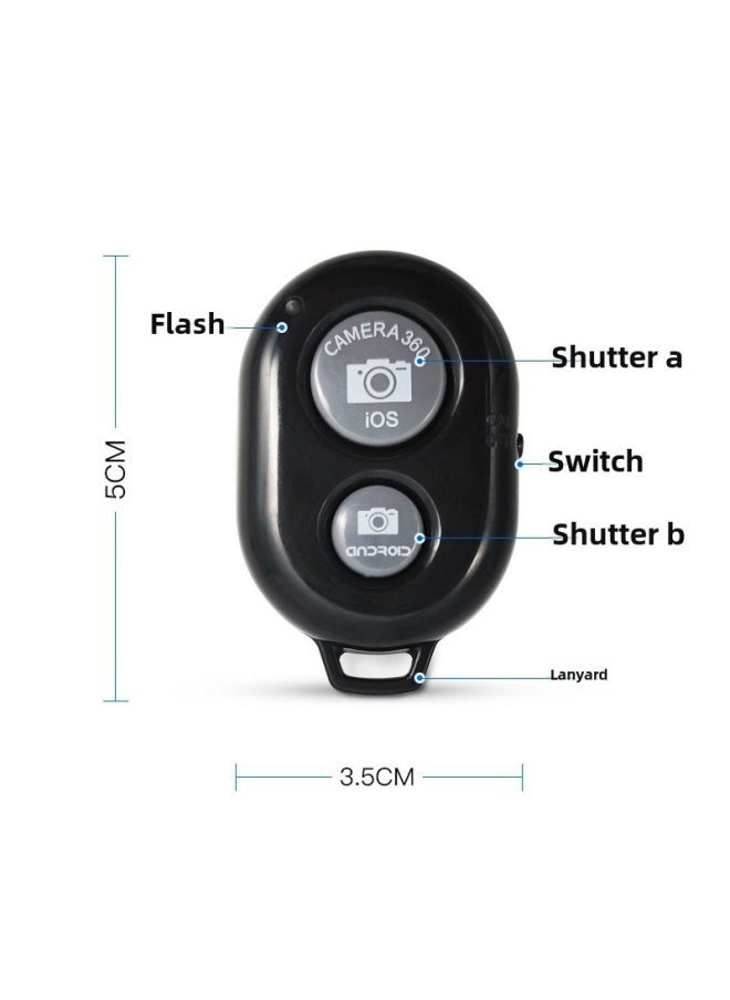 Mobile Phone Bluetooth Camera Remote Control With Android IOS Universal Wireless Audio And Video Page Turning Multi-function Artifact-Color:Green