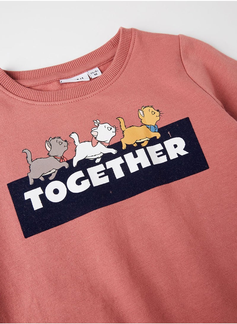 NAME IT - Kids Aristocats Sweatshirt - Image 1
