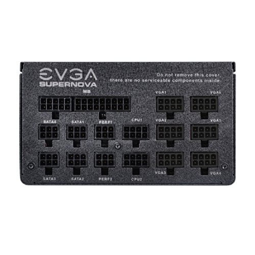 EVGA SuperNOVA 1300 G2 80+ ذهبية، 1300 واط مزود طاقة كامل الوحدات جاهز لـ NVIDIA SLI و Crossfire ضمان 10 سنوات 120-G2-1300-XR - Image 5