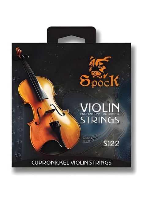 S122 Fiddle Violin String Set Violin Chord Kit Wire of 4 Cupronickel Strings for All Violin Sizes