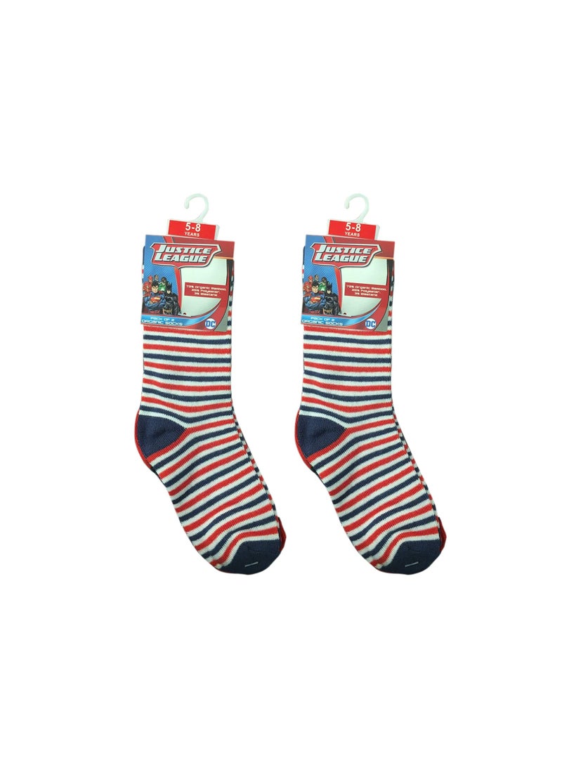 Justice League - Justice league Superman Sock-Printed-5-8Y(Pairof 4), Set of 1 - Image 1