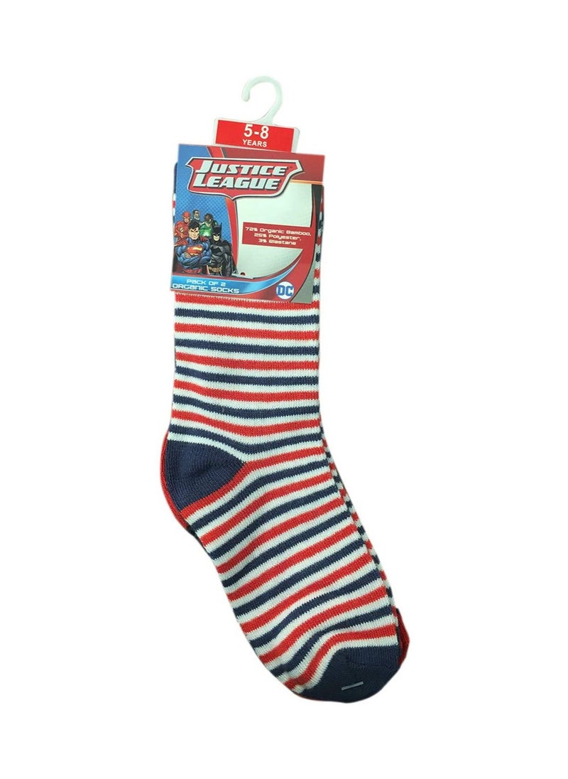 Justice League - Justice league Superman Sock-Printed-5-8Y(Pairof 4), Set of 1 - Image 1