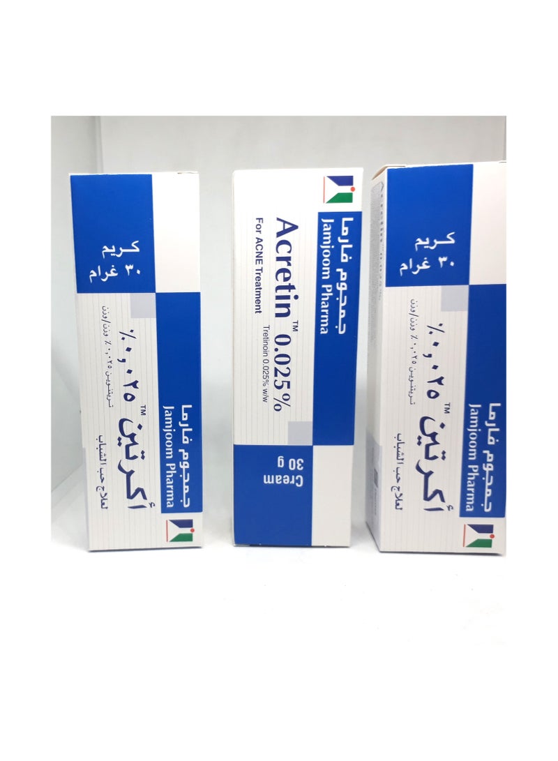 Acretin 0.25 cream 3 pieces - Image 2