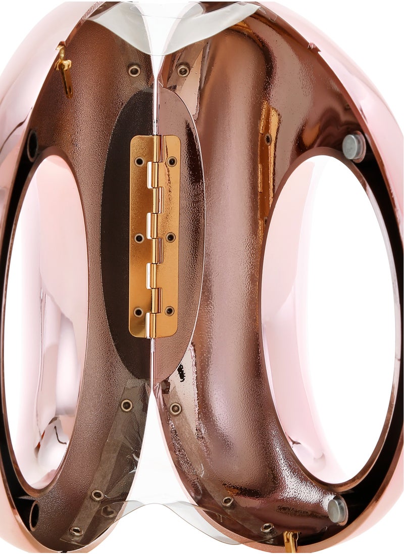 London Rag Acrylic Metallic Mini Clutch Bag in Light Pink  - Image 5