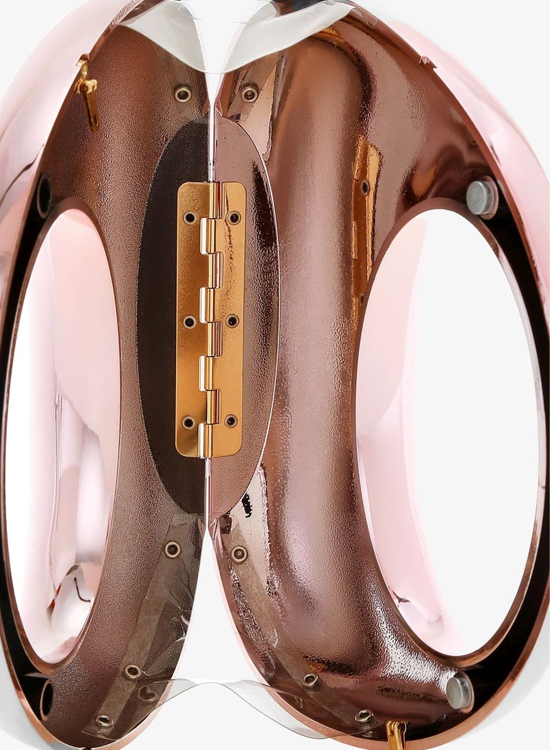 London Rag Acrylic Metallic Mini Clutch Bag in Light Pink - Image 5