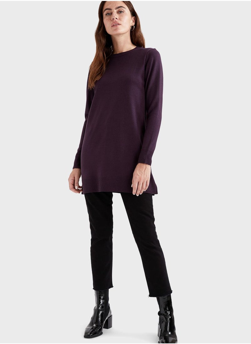 Regular Fit Crew Neck Tunic - pzsku/Z45E7764D96D4A963A308Z/45/_/1697311084/54549221-1398-4300-969c-4c267809b8ce