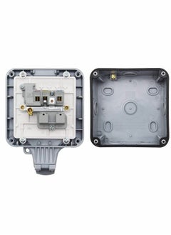 SYOSI Outdoor Sockets Waterproof Single Socket, Wall Electrical Outlets, IP66 Switched Socket Covers,13A Outdoor Wall Weatherproof Plug Socket Box (Single socket)  - Image 4