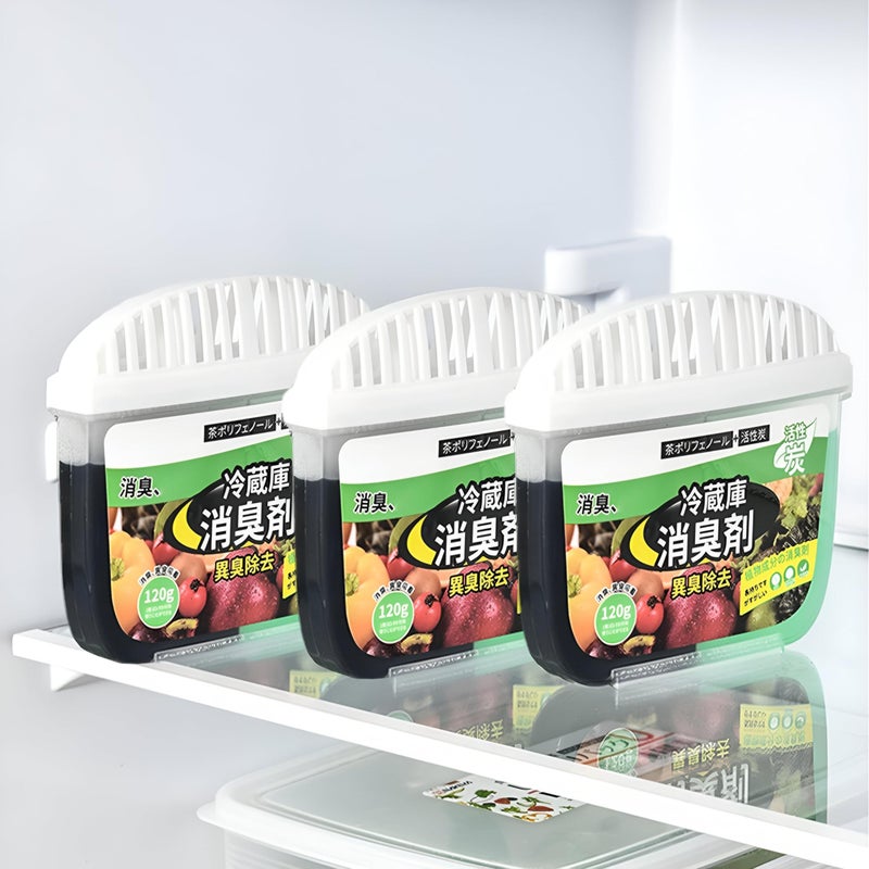 Refrigerator Odor Eliminator - Keep your fridge smelling fresh with a powerful deodorizer that absorbs odors and moisture, compact design is perfect for any fridge or storage space. - Image 2