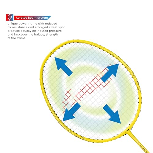 Li-Ning G-TEK 68 GX (AYPP286-5) Graphite Strung Badminton Racquet , Black/Green, S1 , 88 grams , 22-24 lbs - Image 2