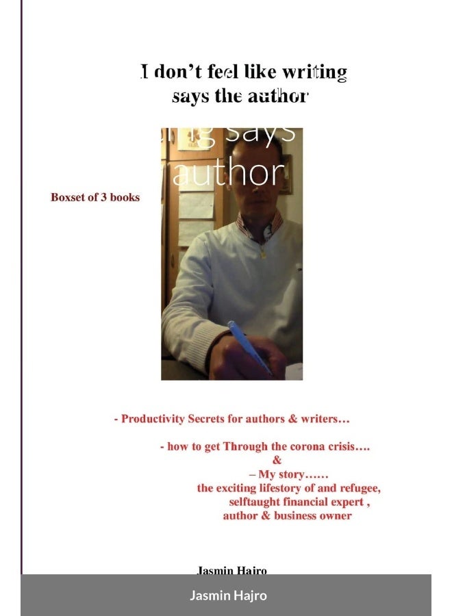 I don't feel like writing says the author - Image 1