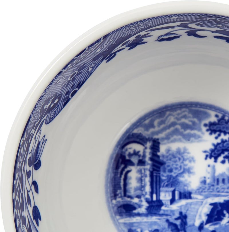 Spode أطباق غمس سبود الأزرق الإيطالي مجموعة من 4 أطباق تقديم صغيرة للغمس والصلصات والتوابل 4 بوصة مصنوعة من البورسلين الفاخر آمنة للاستخدام في الميكروويف وغسالة الصحون - Image 4