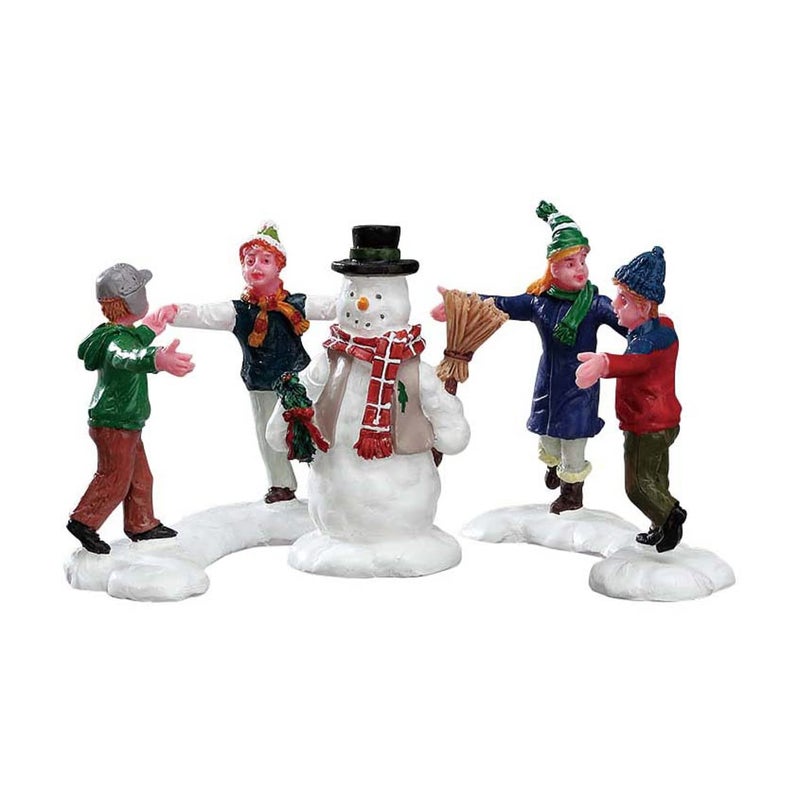 Lemax Christmas Village Ring Around The Snowman Set of 352112