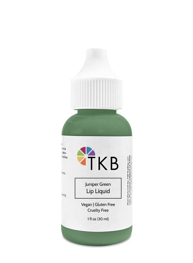 TKB Trading, LLC TKB Lip Liquid Color | Liquid Lip Color for TKB Gloss Base, DIY Lip Gloss, Pigmented Lip Gloss and Lipstick Colorant, Made in USA (1floz (30ml), Juniper Green) - Image 1